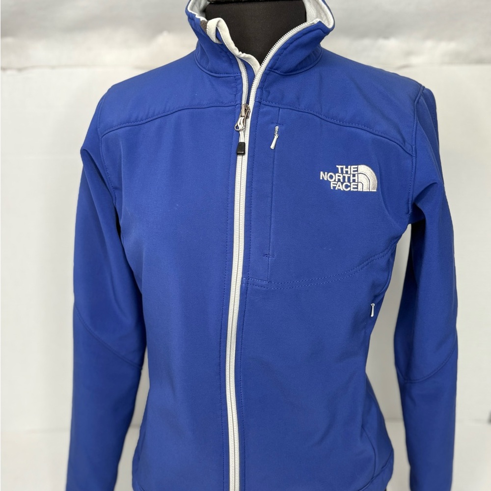 The North Face Women’s Full Zip Softshell Jacket – Small – Blue
